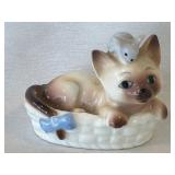Vintage Napcoware Bone China Siamese Kitten in