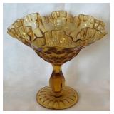 Vintage Fenton Art Glass Colonial Amber