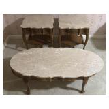 Vintage Harmony French Provincial Marble-Top
