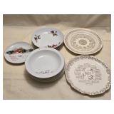 Assorted Decorative Plates & Bowls