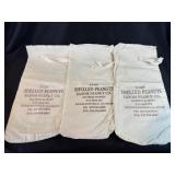 Easom Peanut Co 5 Lbs Shelled Peanuts Cloth Bag