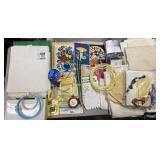 Large Box of Crafting Supplies As Pictured