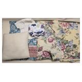 Floral Sheets, Teal Drying Matt, Pillow Cases &