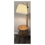GEORGE B. BENT VINTAGE FLOOR LAMP WITH 2 TIERED