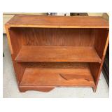 Wooden Bookshelf Needs Decorative Repair 34.5ï¿½ X