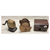 Vintage Pencil Sharpeners & Coaster Set