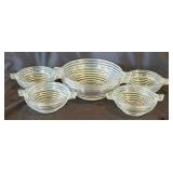 Vintage Anchor Hocking MANHATTAN Clear Side Dish