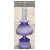 Vintage Hobnail Purple & White Ombre Milk Glass