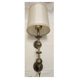 Vintage Hollywood Regency Style Brass Wall Sconce