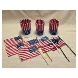 American Flags & Plastic Canvas Flag Hats