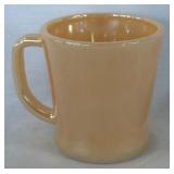 Vintage Fire King Peach Luster Mug D Handle