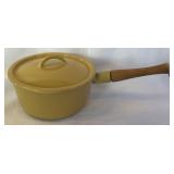 Vintage DESCOWARE  80-C 18 FE Pot Mustard Yellow