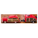 U - 1949 WOODY WAGON W/ CAMPER REPLICA (LA14)