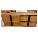 U - PAIR OF MATCHING MCM NIGHTSTANDS