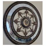 U - 1 PIECE OF WALL DECOR 30"DIA (L49)