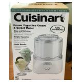 U - CUISINART FROZEN YOGURT/ICR CREAM/SORBET MAKER