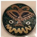 U - STERLING SILVER BROOCH (MEXICO) (MA23)