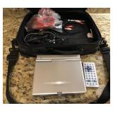 U - POLAROID DVD PLAYER, REMOTE, CARRY BAG (LA42)