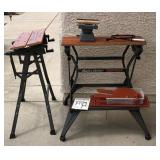 U - LOT OF 2 GRANDSTAND WORK TABLES (GD61)
