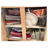 U - MIXED LOT OF FOOD STORAGE, MANDOLIN, BOWL