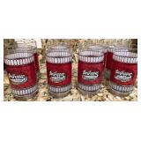 U - SET OF 8 DR PEPPER GLASSWARE (KA5)