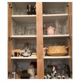 U - MIXED LOT OF GLASSWARE, SERVEWARE, DECOR