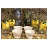 U - GLASSWARE, CARAFES & CUSTARD CUPS (KA24)