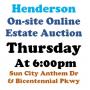 WELCOME TO OUR THUR. @6pm ONLINE PUBLIC AUCTION