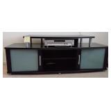 Y - ENTERTAINMENT CONSOLE W/ SONY DVD/CD PLAYER