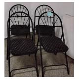Y - LOT OF 4 FOLDING CHAIRS (NG11)