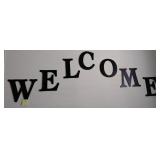 Y - WELCOME WALL MOUNT LETTERS (NM8)