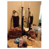 Y - CANDLESTICKS, CANDLES, BATHROOM DECOR (NB17)