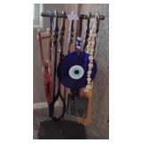 Y - FIREPLACE TOOLS & EVIL EYE ANLET (NK43)