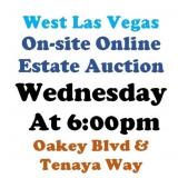 WELCOME TO OUR WED. @6pm ONLINE PUBLIC AUCTION