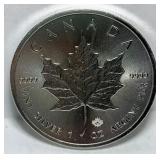 S - 1 OZ .9999 FINE SILVER CANADA (Z)