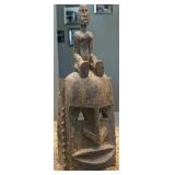 Y - AFRICAN ART SCULPTURE 17.5"T (D59)
