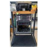 P - AUDIO RACK SYSTEM ON WHEELS (G21)