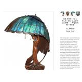 P - ART NOUVEAU STYLE LAMP (L6)