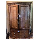 P - PHILIPE LANGDON WOODEN ARMOIRE CABINET (H30)