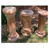 P - TERRACOTTA DECORATIVE GARDEN COLUMNS (Y7)