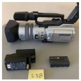 P - SONY DIGITAL HANDYCAM WITH BATTERIES (L38)