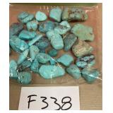 394 - BAG OF TURQUOISE BEADS (F338)