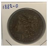 S - 1882-O MORGAN SILVER DOLLAR (J4)