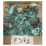 394 - BAG OF TURQUOISE BEADS (F371)