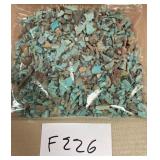 394 - BAG OF TURQUOISE CHIPS (F226)