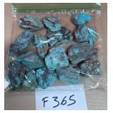 394 - BAG OF TURQUOISE BEADS (F365)