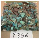394 - BAG OF TURQUOISE BEADS (F356)