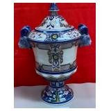 11 - CHINESE PORCELAIN JAR W/ LID 15"T (F26)