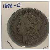 S - 1896-O MORGAN SILVER DOLLAR (J10)