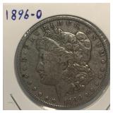 S - 1896-O MORGAN SILVER DOLLAR (J24)